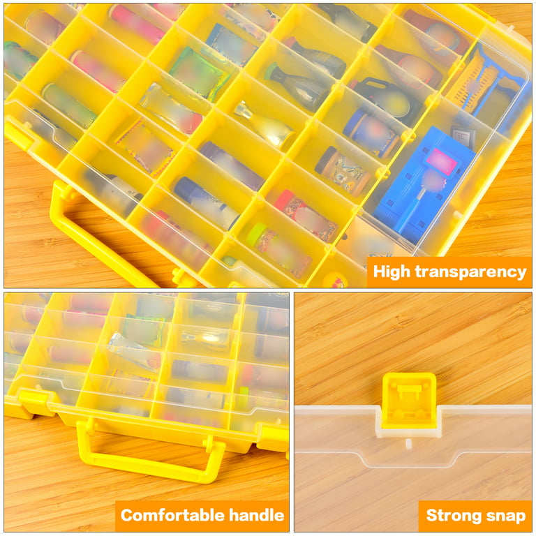 MYMOON HOME Plastic Toy Storage Case Compatible with Mini Brands