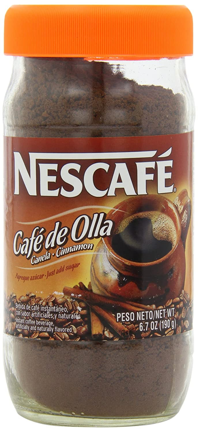 Nescafe Café De Olla Instant Coffee, Cinnamon, 6.7 Oz