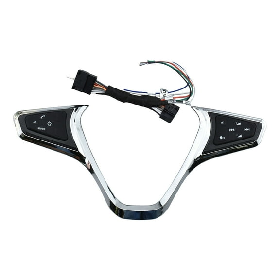 For Chevrolet Cruze 2015-2018 Steering Wheel Control Switch Button, Auto Steering Wheel Buttons Volume Adjust Control Switches-black