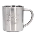 thumbnail image 1 of BuyWeek Tasse à café, tasse à café en acier inoxydable de 220 ml tasse à thé à double paroi avec poignée confortable pour enfants étudiants de bureau, 1 of 14