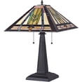 thumbnail image 2 of Chloe Lighting Nathan Tiffany-Style 2-Light Mission Table Lamp with 16" Shade, 2 of 2