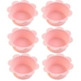 thumbnail image 2 of Gwong hogar Mold de silicona lavavajillas antiadherentes seguros Flexibles anti-deformado resistente al calor DIY reutilizable Moldón de fondant en forma de rosa 3D para panadería Gwong 21099840, 2 of 7