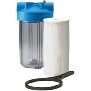 Omnifilter 10\" Clear Heavy-Duty Whole House Water Filter System