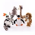 thumbnail image 2 of estilos de juguetes de peluche de Madagascar, figuras de dibujos animados de Madagascar, león, jirafa, pingüino, cebra, hipopótamo, muñecos, lindos juguetes de regalo para niños, 2 of 5