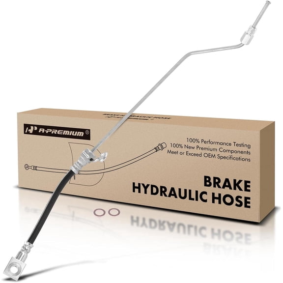A-Premium Rear Driver Brake Hydraulic Hose Compatible with Select Dodge Models - Ram 1500 SRT-10 2004 2005 2006 8.3L - Replace# 5290555AA