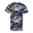 thumbnail image 4 of Adult Woodland Camouflage Short Sleeve T-Shirt , Blue Woodland , S, 4 of 6