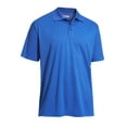 thumbnail image 6 of Expert Brand Men's Oxymesh™ Dry Fit Athletic Polo Shirt, Royal Blue, Large, 6 of 7