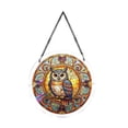 thumbnail image 2 of Guodhu Acrylic Puzzle Sun Catcher Owl Window Hanging Rainbow Maker for Home Wall Art Mixed Material 3D Crystal Puzzle 100 Pieces(multicolour X), 2 of 7