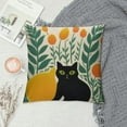 thumbnail image 2 of JEUXUS  Boho Textured Throw Pillow Covers Cute Absract Cat Tufted Pillow Covers Aesthetic Decorations Cushion Case for Bed Couch Sofa Home Decor, 2 of 5