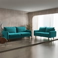 thumbnail image 4 of Saint Birch 13072S-TB Saint Birch Kerby Upholstery Sofa - Blue, 4 of 11