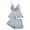 A-Grey281, variant on SONXAHE Women's Lace Pajamas Set Adjustable Spaghetti Strap Bedroom Sleepwear