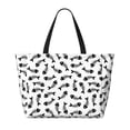 thumbnail image 2 of Balery Fish Bone Beach Travel Bag - Water-Resistant, Large Capacity Lightweight Tote with 7 Pockets for Women and Men - Perfect for Beach, Pool, Gym, and Travel, 2 of 7
