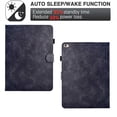 thumbnail image 2 of Case for iPad mini 1/2/3/4/5, Classic PU Leather Folio Kickstand Magnetic Closure Slim Fit Cover for iPad mini 1/2/3/4/5 with Auto Wake/Sleep Function Embossing - Black, 2 of 6