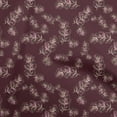 thumbnail image 1 of oneOone Rayon Maroon Fabric Leaves Craft Projects Decor Fabric Printed By The Yard 56 Inch Wide, 1 of 5