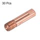 thumbnail image 3 of Puntas de soldador Uxcell 30Pcs .030" Diámetro de orificio M6 Punta de contacto de cobre para pistola de soldadura MIG 15AK, 3 of 6