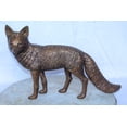 thumbnail image 2 of Nifao Elegant Standing Fox Bronze Statue, Stunning Wildlife Decor – Home Decor Sculpture, 24"L x 6"W x 15"H, 2 of 12