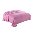 thumbnail image 2 of Xuniizn Soft Blankets, Throw Blanket for Couch, Flannel Sherpa Blanket Fleece Blanket for Adults, Cozy, Plush, Thicken, Reversible, Machine Washable, Pink, 2 of 3