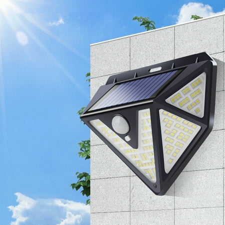 

Christmas Clearance Outdoor Lights Motion Sensor Powered Lights 3 Modes With 166 LED Lamp Beads Wall Security Lights For Fence Yard Garden Patio Front Door (1 Pcs)