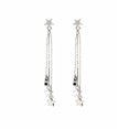 thumbnail image 1 of HOARBOEG Boucles d'Oreilles pour Femmes Belles Boucles d'Oreilles Étoile Pendentif à Pampilles Boucles d'Oreilles Rouges en Filet, 1 of 2