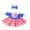 Blue, variant on Uncle Sam Patriotic Porch Goose Outfit Set For 19-23 Inch Goose Statues 4th Of July Top Hat And Tulle Wreath For Yard And Front Porch Decor