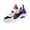 Red, variant on Boys Hook and Loop Chunky Sole Sneakers Breathable Mesh Non Slip Shock Absorbing Athletic Running Shoes Lightweight Kids School Casual Trainers Light Gray 28