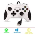 thumbnail image 3 of DAMAIE Xbox One Wired Controller, Wired Xbox One Gaming Controller USB Gamepad Joypad Controller with Dual-Vibration for Xbox One/S/X/PC with Windows 7/8/10 (White), 3 of 5