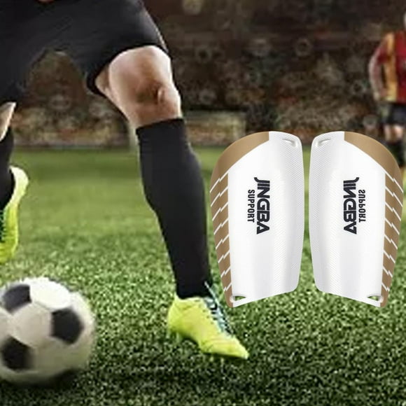 Almohadillas profesionales Soporte de de fútbol 1 par Espinilleras de fútbol Adolescentes Niños Cola Protector de espinilla de fútbol