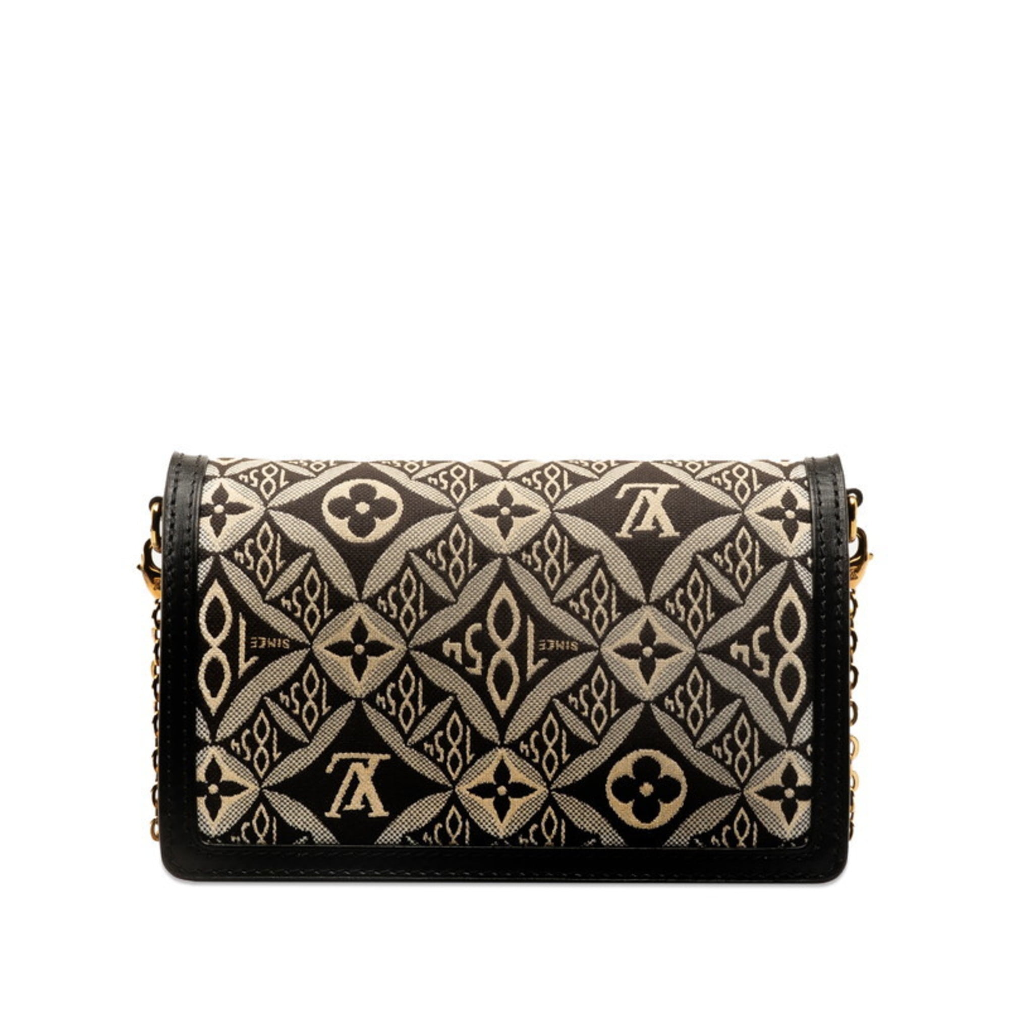 Louis Vuitton モノグラム 長財布　1854 Near Mint LOUIS VUITTON Jacquard Zippy Wallet SINCE1854 Black Gray