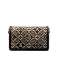 thumbnail image 3 of Pre-Owned Louis Vuitton Monogram Portefeuille Dauphine SINCE 1854 Chain Shoulder Bag M69992 Noir Black Leather Jacquard Women's LOUIS VUITTON (Good), 3 of 9
