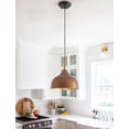 thumbnail image 3 of Aiwen Gold Finish Chandelier Pendant Lamp Metal Dome Shade Hanging Light Fixture, 3 of 9