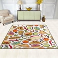 thumbnail image 3 of FREEAM Funny Sandwich Donuts Hamburger Area Rug Mat for Living Dining Dorm Room Bedroom Home Decorative, 63x48 inch, 3 of 6