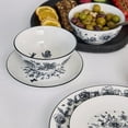 thumbnail image 4 of Stone Lain Esme 24-Piece Dinnerware Set Porcelain, Black, 4 of 8