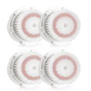 TreatMe100 Radiance Facial Cleansing Brush Replacement Heads, Compatible with Clarisonic Devices, 4 Count