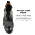 thumbnail image 7 of Thomas & Vine Mens Jarett Wide Width Tru Comfort Foam Lace-up Wingtip Ankle Boot, 7 of 7