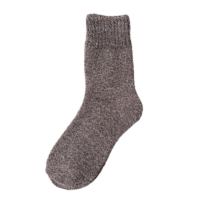 RXMEKW Thermal Fleece Mid-Calf Socks For Women With Wool Blend, Moisture-Wicking For Daily Wear, Gray