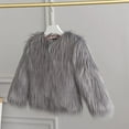 thumbnail image 6 of XXWXYD 𝖥aux 𝖥ur Shaggy Coat for Girls 1-10 Years, Long Sleeve Fuzzy Winter Jacket, Warm Plush Outerwear for Little Girls and Toddlers, 6 of 7