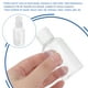 thumbnail image 3 of GOOHOCHY Frasco de muestra de plástico vacío de 50 ml, 12 unidades, con tapa, ideal para emulsión de gel de ducha y agua emoliente (tapas de colores aleatorios)., 3 of 8