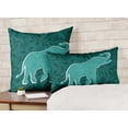 thumbnail image 2 of Vargottam Lumbar Pillow Cover - Decorative Pillow Covers 20x12 Inches, Printed Teal Blue Theme Pillowcase, Decorative Lumbar Cushion Covers, 2 of 4