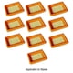thumbnail image 2 of Speravity Limpiador de filtro de aire de plástico Premium naranja de 10 Uds para cortacésped , accesorios para cortacésped Herramientas eléctricas, 2 of 6