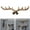 C, variant on Goowood Deer Antler Wall Hook Rack and Rustic Vintage Coat Hanger with Resin Decorative Key Holder for Entryway Wall Mounted