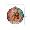 thumbnail image 5 of Gingerbread Couple Ornament, Holiday Decor, Christmas Ornament, Cute Holiday Gift, Christmas Decoration, Festive Home Decor, Holiday Keepsake, Xmas Tree Hanging Decoration, Seasona, 5 of 5