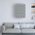 thumbnail image 4 of Canvas Wall Art - Treechild 'Vintage Blue Beige Pattern' Wall Art for Living Room, Bedroom, or Office D?cor by Trademark Fine Art - 30 x 47 Inches, 4 of 4