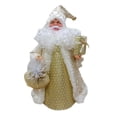 thumbnail image 2 of segolike Cute Santa Figurines Xmas Decorations Standing Santa Doll for Home Display Gold, 2 of 9