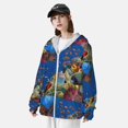 thumbnail image 3 of Vsdgher Sweat à Capuche Imprimé Récif Corallien Coloré pour Hommes Femmes, Manches Longues Protection Solaire Pêche pour Course Natation-Petit, 3 of 7