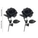 thumbnail image 3 of Rose Gothic Dark Artificial Flower White Inner Ring Red Halloween Decoration Artificial Flower Silk Flower Artificial Flower, 3 of 5