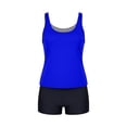 thumbnail image 4 of FDGIU ‌2026 Women's 3 Piece Tankini Swimwear Tummy Control Plus Size Swim Top with High Waisted Boyshorts Bathing Suit Set, 4 of 7