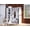 White, variant on LFSLJJMY Farmhouse Elegant Hall Tree with 4 Side Cabinets, All-in-One Mudroom Furniture with Adjustable Shelves & Open Cubbies, Beadboard Entryway Bench with Coat Rack & 5 Hooks for Hallway, White