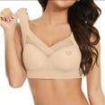 thumbnail image 2 of WCJM Up To 50% Off Bra High Cut V-Waist Lace Underwear Nylon,Spandex Bra Beige,Xl, 2 of 7