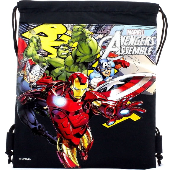 Avengers Drawstring Bag For Multi Purposes Use ( Randomly )