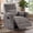 Gray, variant on Ebello 360° Swivel Rocker Recliner Chair with Massage and Heat, Removable Pillow, Chenille Manual Glider Recliner for Living Room and Nursery, 350lbs Capacity, Beige